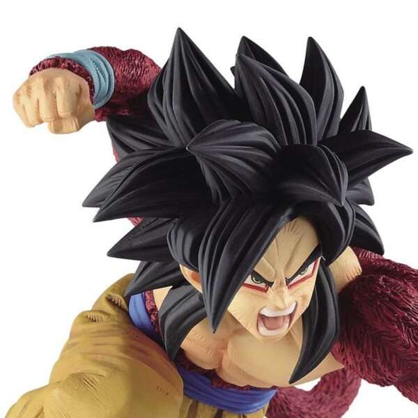 Statua di Son Goku Super Saiyan 4 da Dragon Ball GT, action figure Banpresto